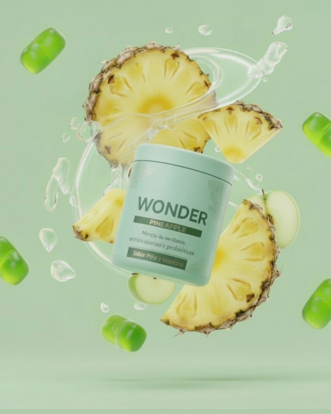 Gomitas Vitaminizadas con Verduras y Antioxidantes